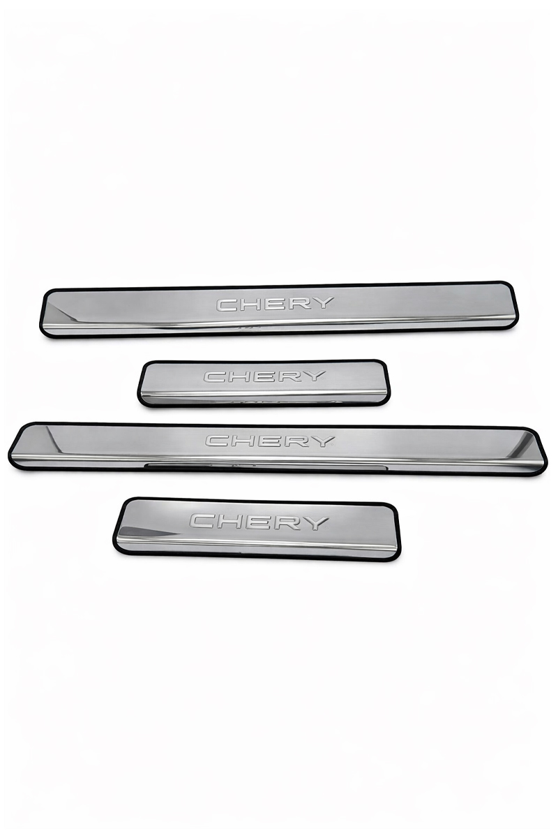 پارکابی استیل چری X55 | محافظ رکاب درب با لوگوی CHERY پارکابی استیل CHERY X55 چهار تکه با حک CHERY ضد خش